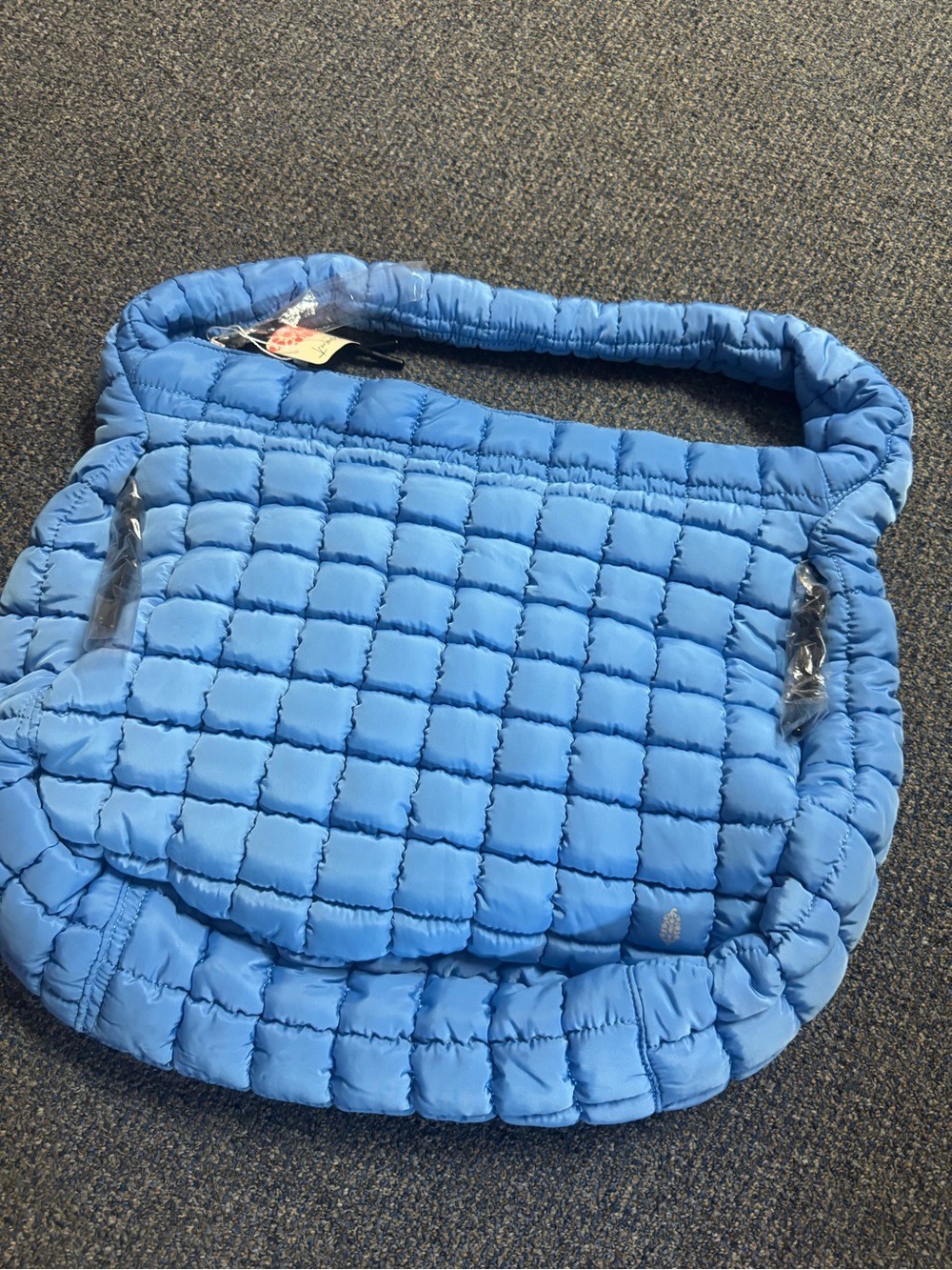 Free People Quilted Carryall bag - Denim Blue - Picture 1 of 10